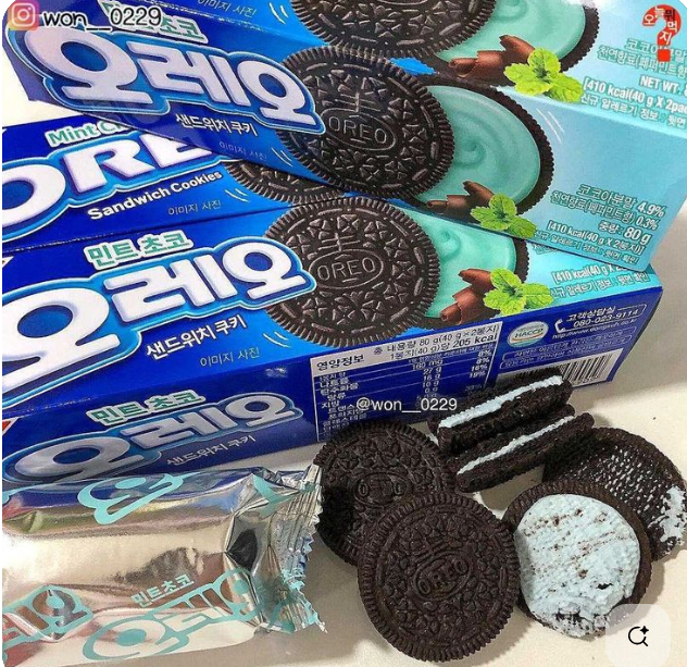 mint flavored oreos