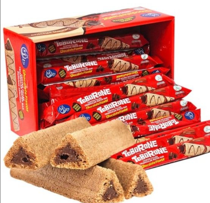 Toborone wafer